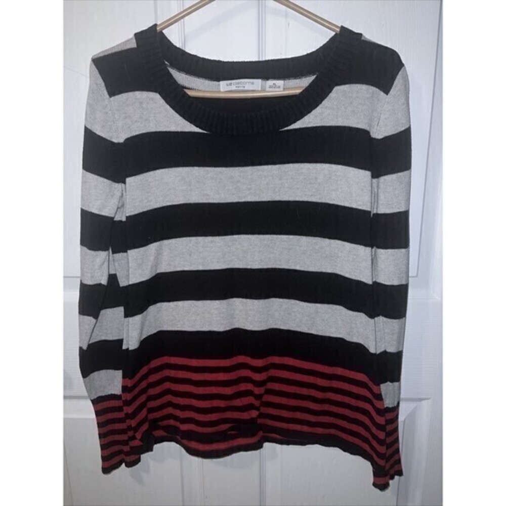 Liz Claiborne Sweater Long Sleeve Size‎ Large Petite-pre-owned